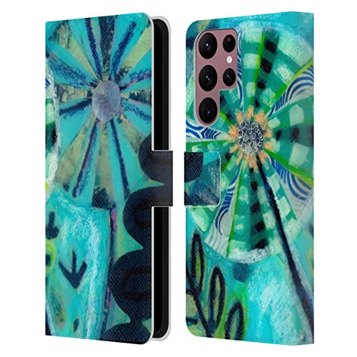 Carcasa de cuero tipo libro Samsung S22 Ultra 5G funda protectora anticaídas diseño retro
