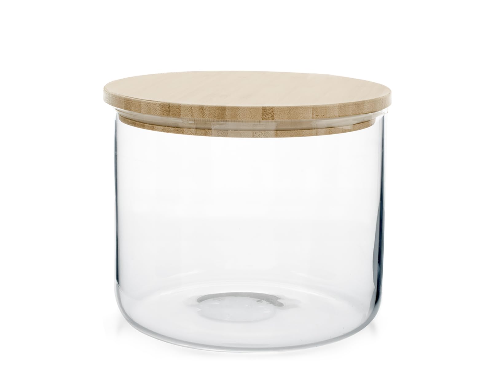 Biscottiera de borosilicato H&H 2,2L tarro de cristal para galletas y alimentos