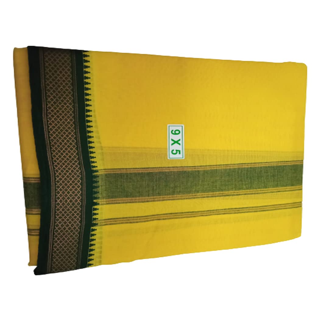 cotton colors Cotton Panjagajam Yellow color Dhoti For Men (Size:9x5),Color Yellow_DS0024-picture-12