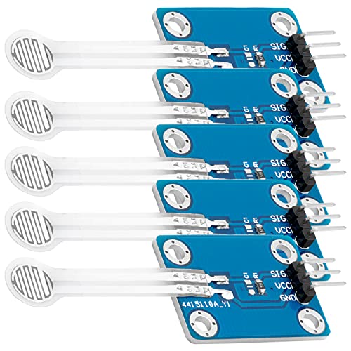 AZDelivery 5 x Film Kraftempfindlich Widerstand | Flexibler Dünnfilm Drucksensor 3,3 / 5V Analog | Druckerkennung | Präziser Widerstand | Kraftsensor