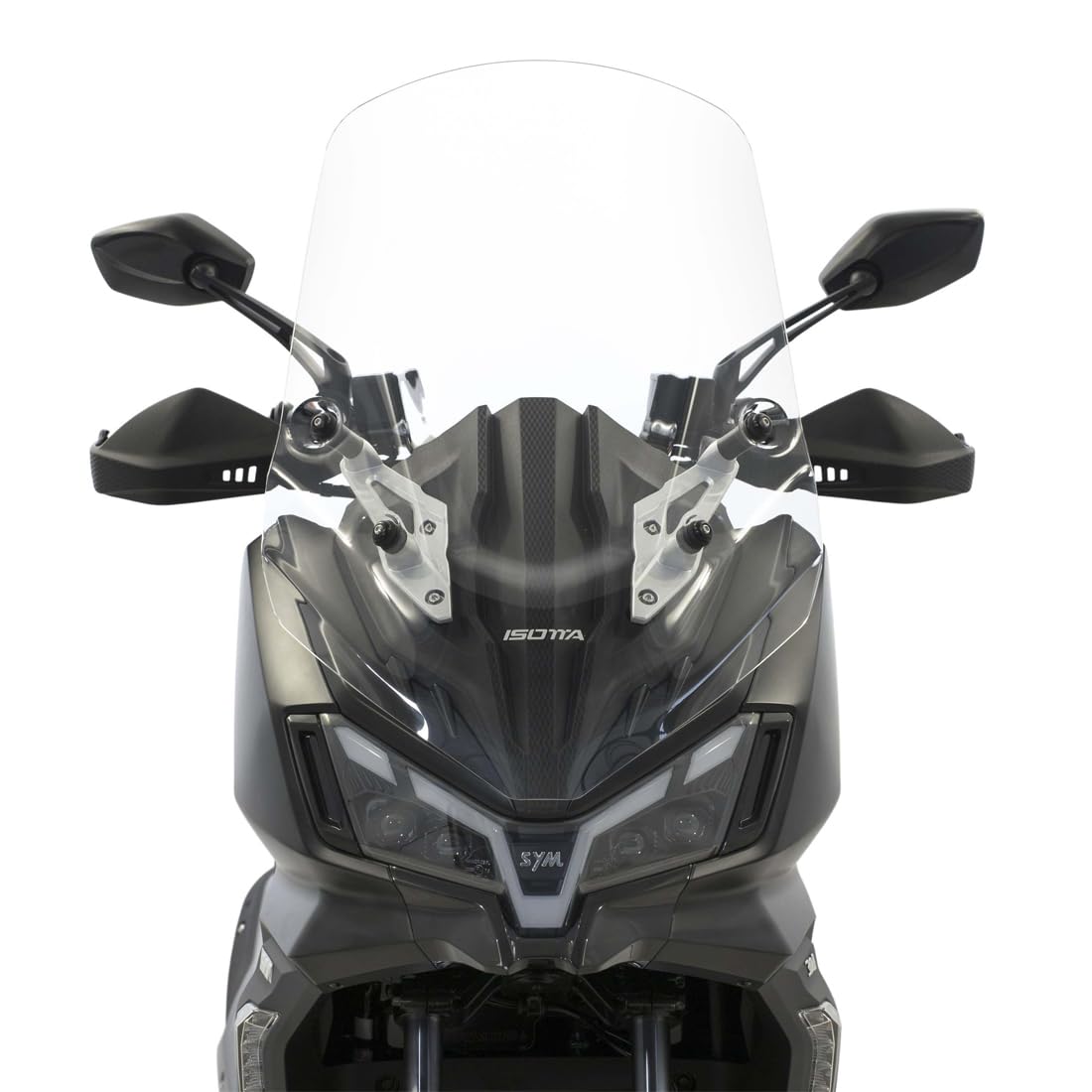 Parabrisas transparente Touring Isotta con enganches compatible para Sym ADX 300 2024-2025