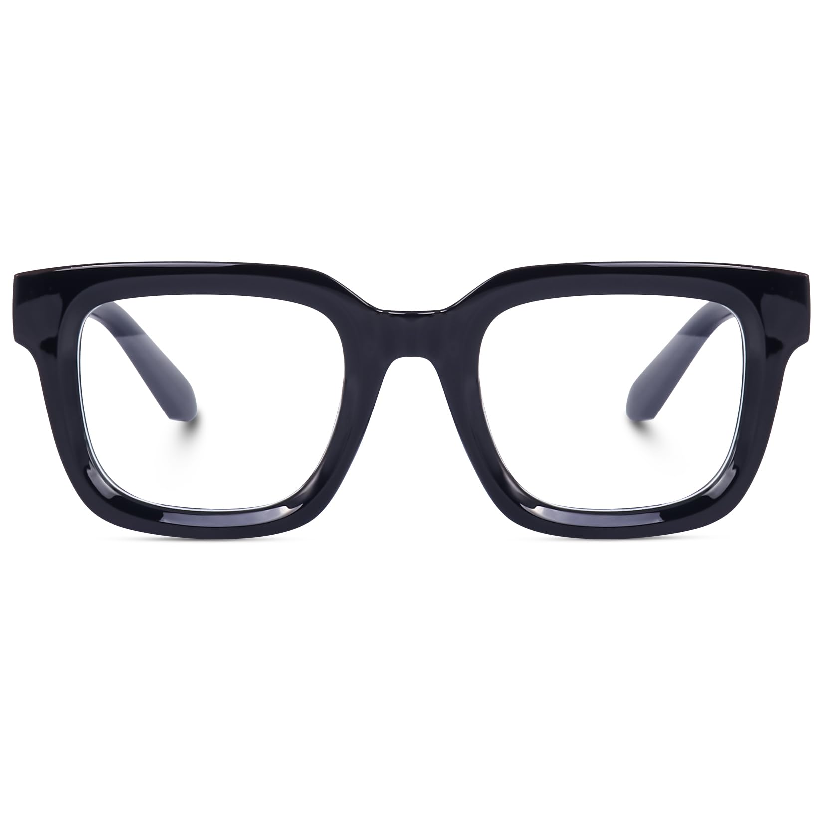 Peter Jones Square Unisex Blue Light Blocking Computer/Gaming Glasses I Frame & Lenses I Large Size 51-16-150 MM, Comfortable Fit, Model 3803FB - Image 3 thumbnail