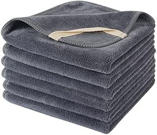 SINLAND Microfiber Facial Cloths Fast Drying Washcloth Absorbent Face Wash Cloth Soft Makeup Remover Cloths 12inch x 12inch