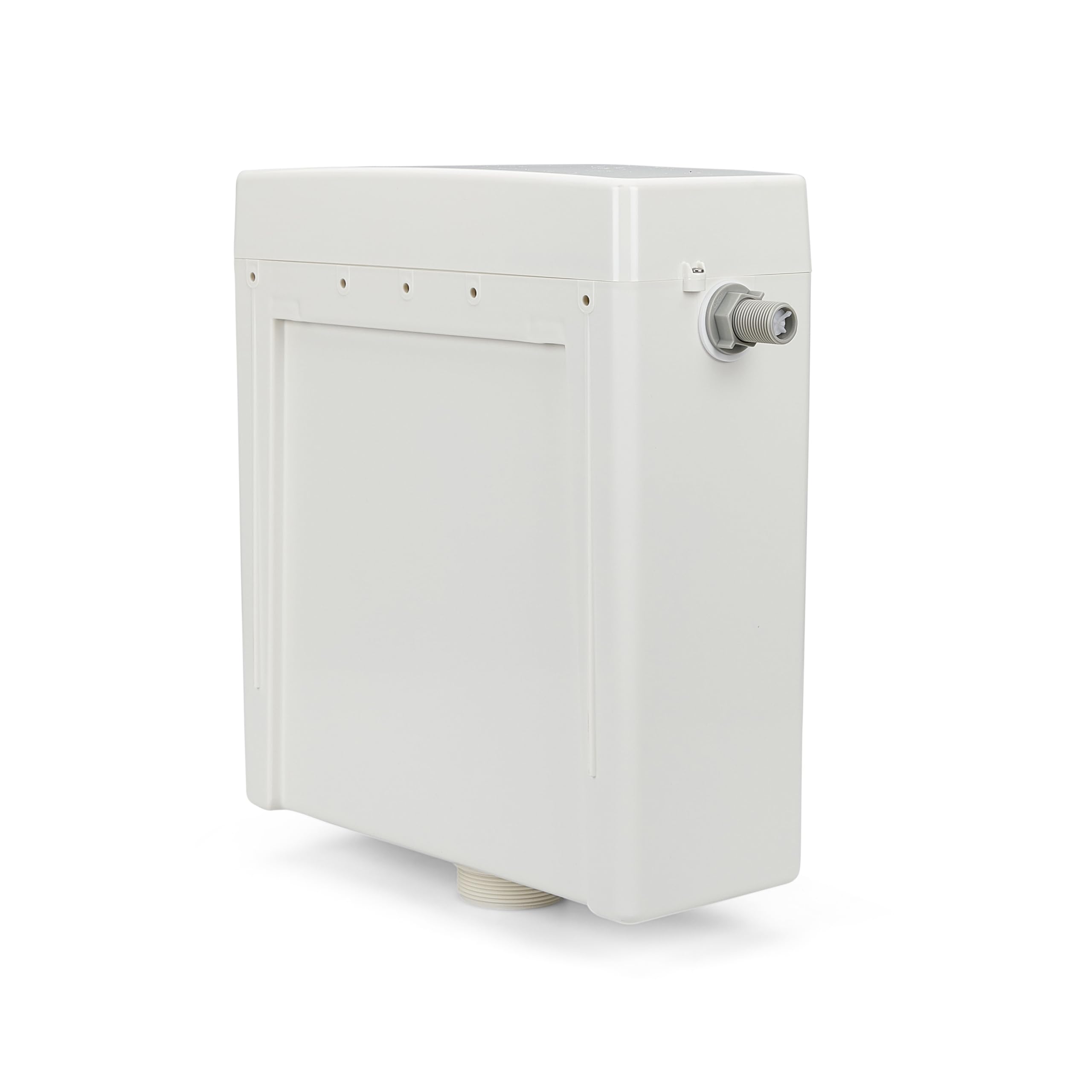 LavaTap FlushDaddy Hideaway CIST12 - Cassetta WC compatta a scomparsa con doppio scarico 6L/3L - Valvola di riempimento con ingresso laterale - Approvata WRAS per WC a parete o a parete