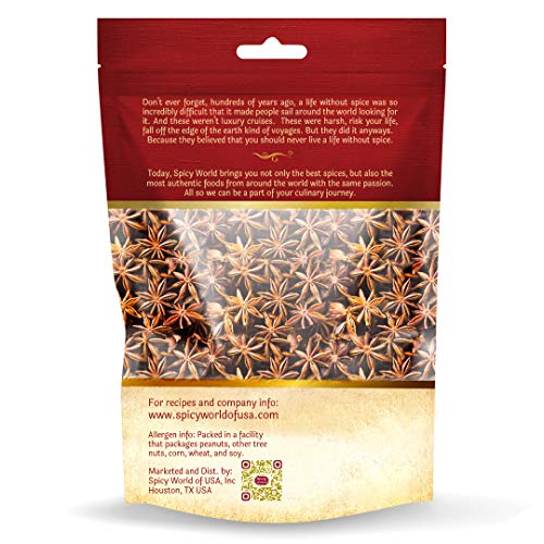 Star Anise 14 Oz Bulk Bag | Premium Quality Whole Pods | Chinese Star Anise Pods - Perfect for Flavorful Dishes | Great for Baking & Tea by Spicy World - Image 8