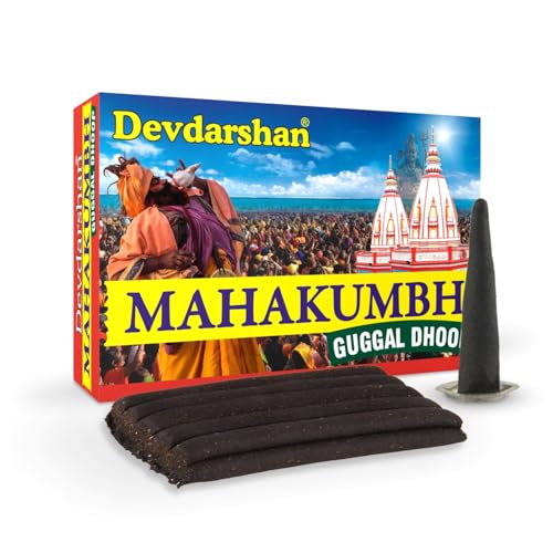 Image of Devdarshan Mahakumbh Wet (Geela) Dhoop | 480 Sticks (Pack of 24 Units) | Sacred Herbs (Jadi Buti) & Resins | Pure Guggal Fragrance & Charcoal-Free Sticks | For Daily Pooja, Aarti, Havan & Festivals