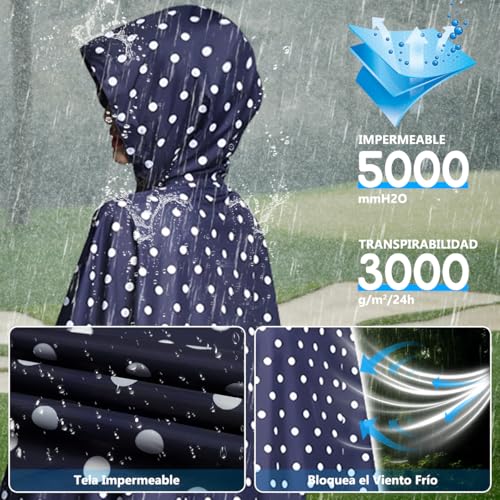 Recopilación de Impermeables para Lluvia Mujer Top 5. 27 Imagen adicional