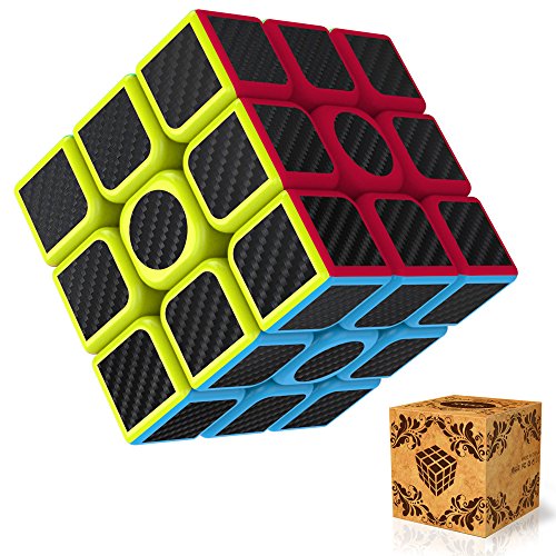 SPLAKS Zauberwürfel 3x3x3 Magische Würfel Geschwindigkeit Speed Cube für Konzentrations und Kombinationsübungen Geschenk für Kinder