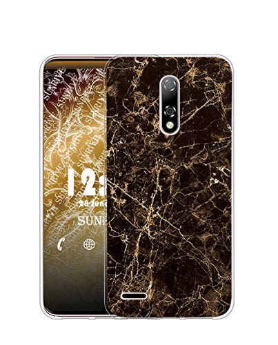 Sunrive Cover Per Lg K9, Custodia Case in molle Trasparente