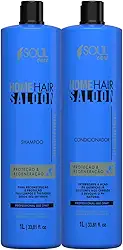 Shampoo e Condicionador de Nutrição Capilar Profissional com Queratina Soul Care | Reparo e Hidratação (1l)