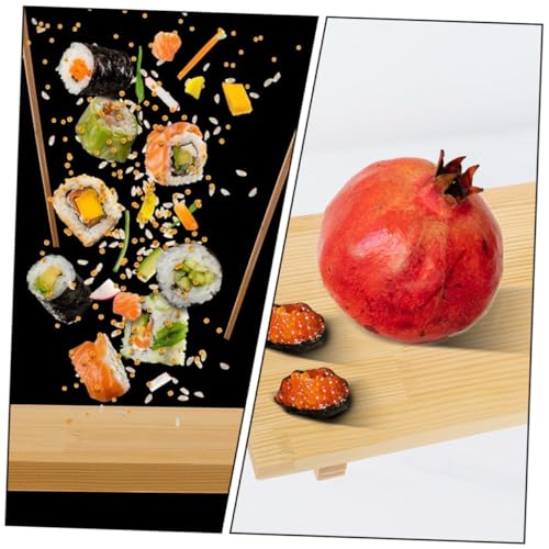 Set de 2 platos para sushi estilo japonés 24x15cm y 27x18cm miniatura 6