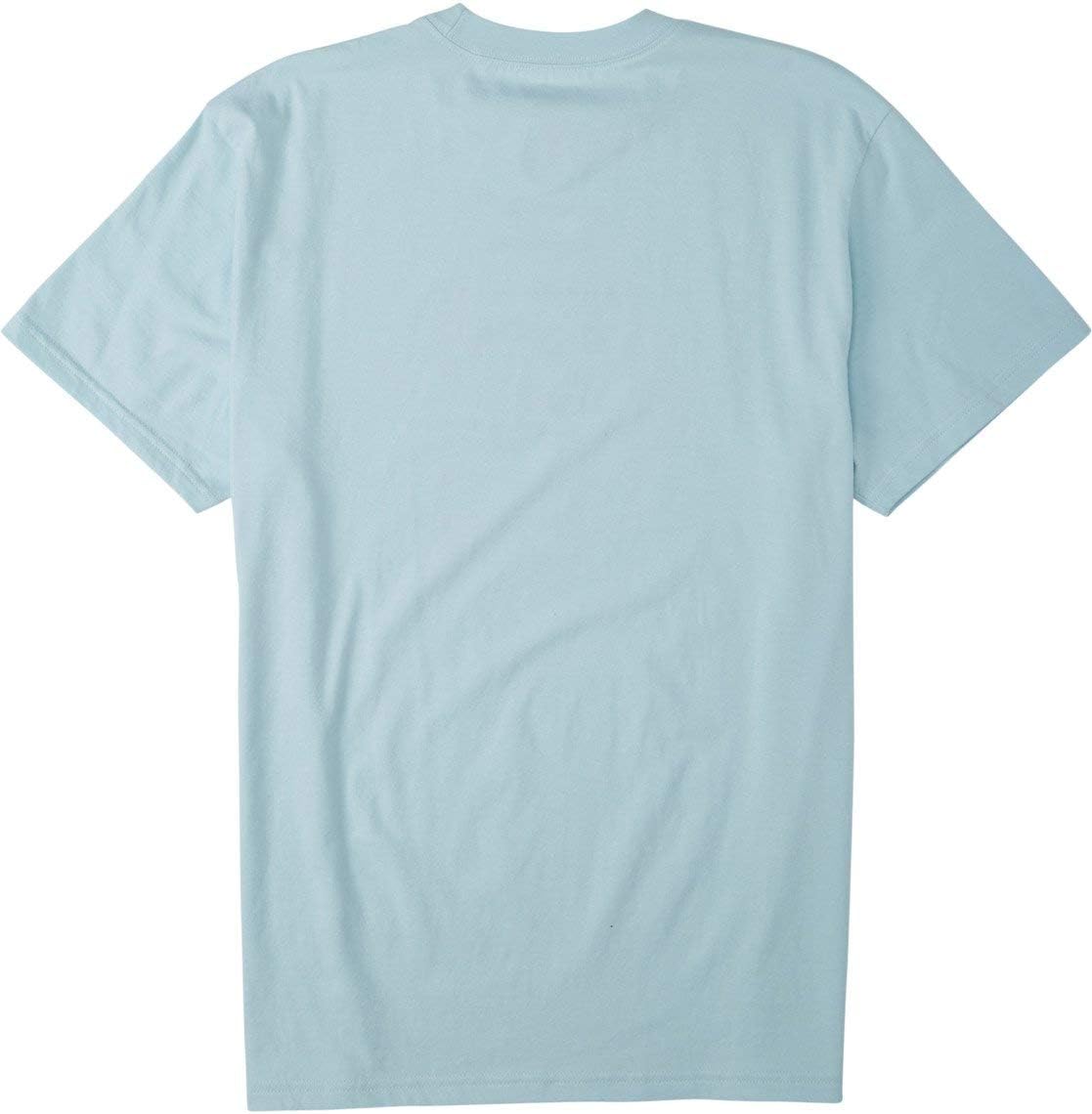 Billabong Men's Short Sleeve Logo Graphic T-Shirt, Coastal Blue United Stacked, S