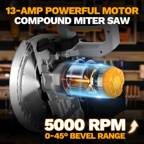 DEKOPRO 10-Inch Compound Miter Saw