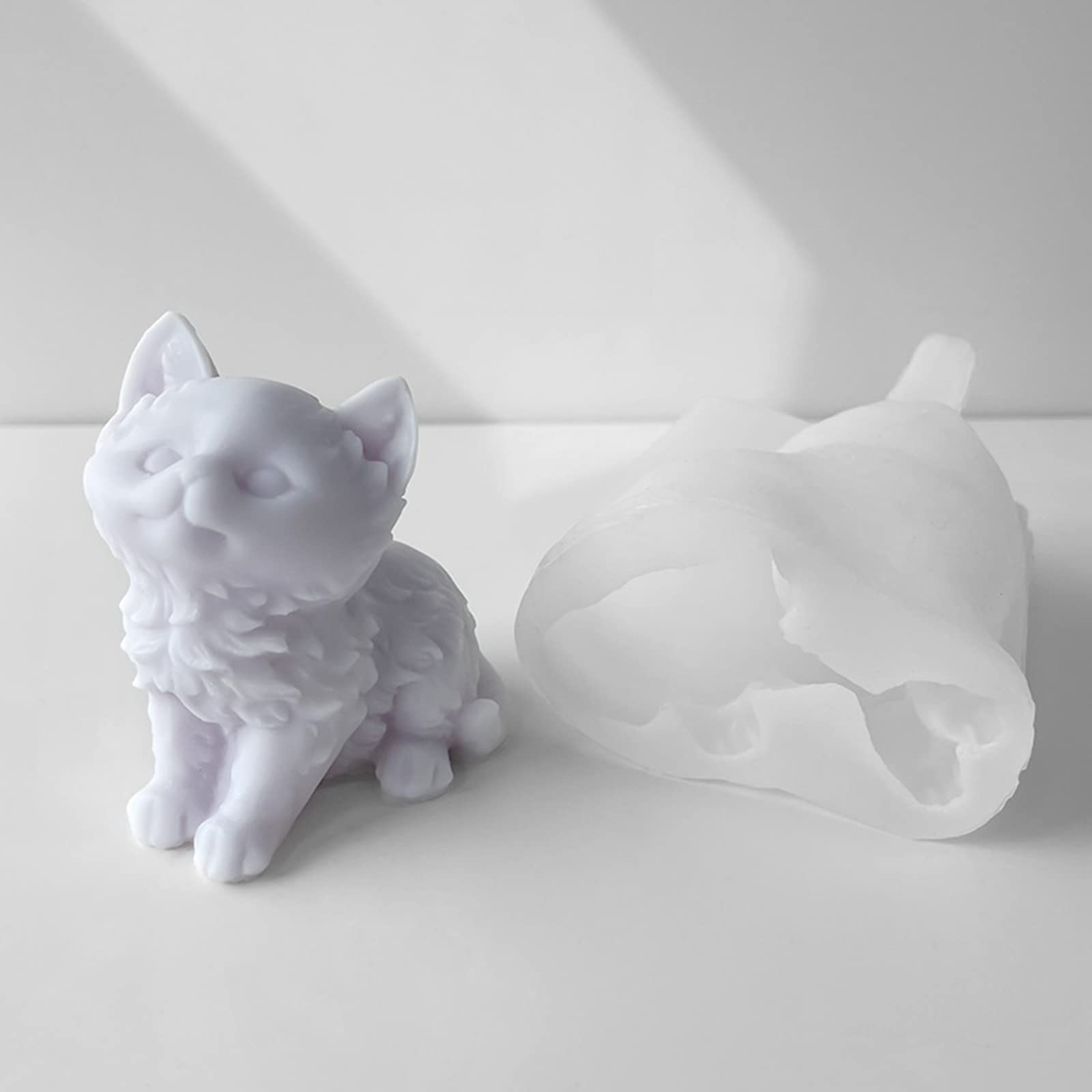 Stampo Per Cioccolato Fai Da Te Stampo In Silicone 3D A Forma Di Gatto, Per Realizzare Candele Stampo 3D Per Saponi