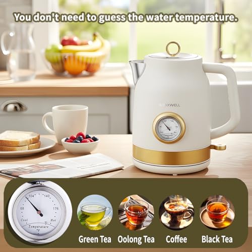 Juego Retro Tetera Eléctrica 1.7L y Tostadora 2 Rebanadas miniatura 3