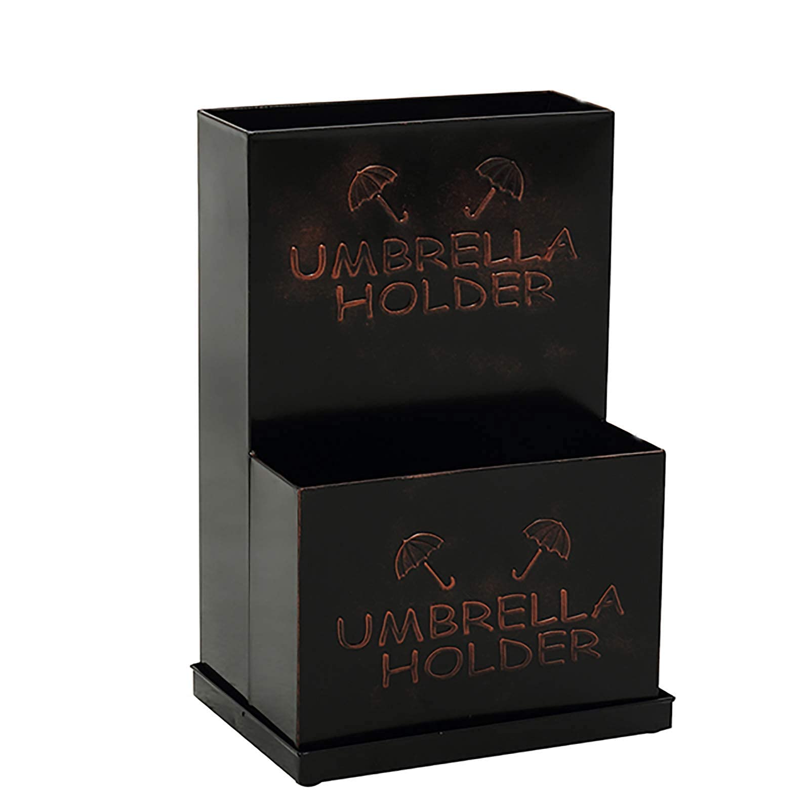 Porte-parapluies double couche idéal pour décorer et organiser un salon ou un bureau