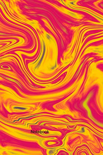 Psychedelic Notebook: blank lined composition journal