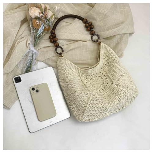 Bolso de playa de crochet Bohemia Summer para mujer miniatura 5