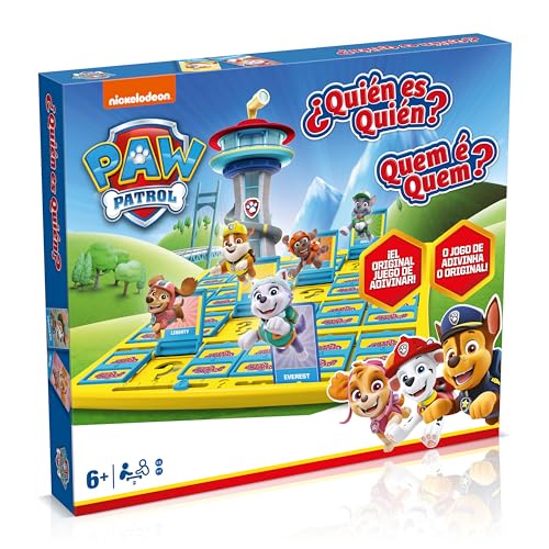Winning Moves Guess Who A Patrulha Canina Jogo De Tabuleiro Quem É Quem - Junte-se À Patrulha Canina Neste Divertido Jogo Para Crianças De 6 Anos Em Diante. Para 2 Jogadores.