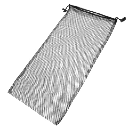 YARNOW Bolsa de Malla para Aletas de Natación Cordón Tamaño 25X50 CM Nylon Transpirable de Secado Rápido Bolsa de Transporte para Actividades al Aire Libre y Buceo