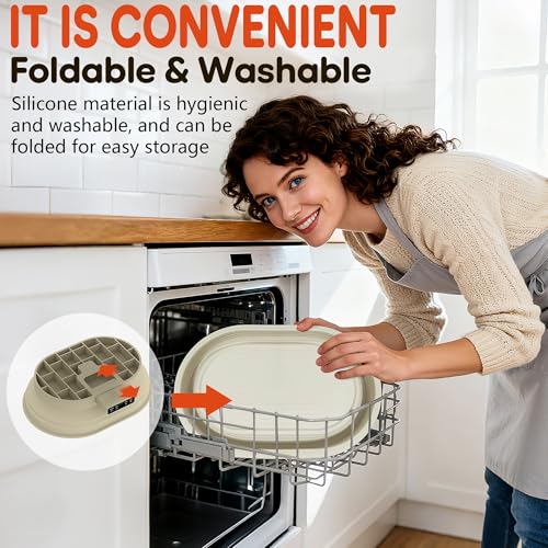 SmileSilk Upgraded Electric Heated Silicone Dough Proofing Box with Reliable Timer & Precise Temp Control - Fast Fermentation Collapsible Proofer Bowl(2L,Oval) - image 6
