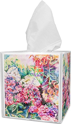 RNK Shops Watercolor Floral Tissue Box Cover