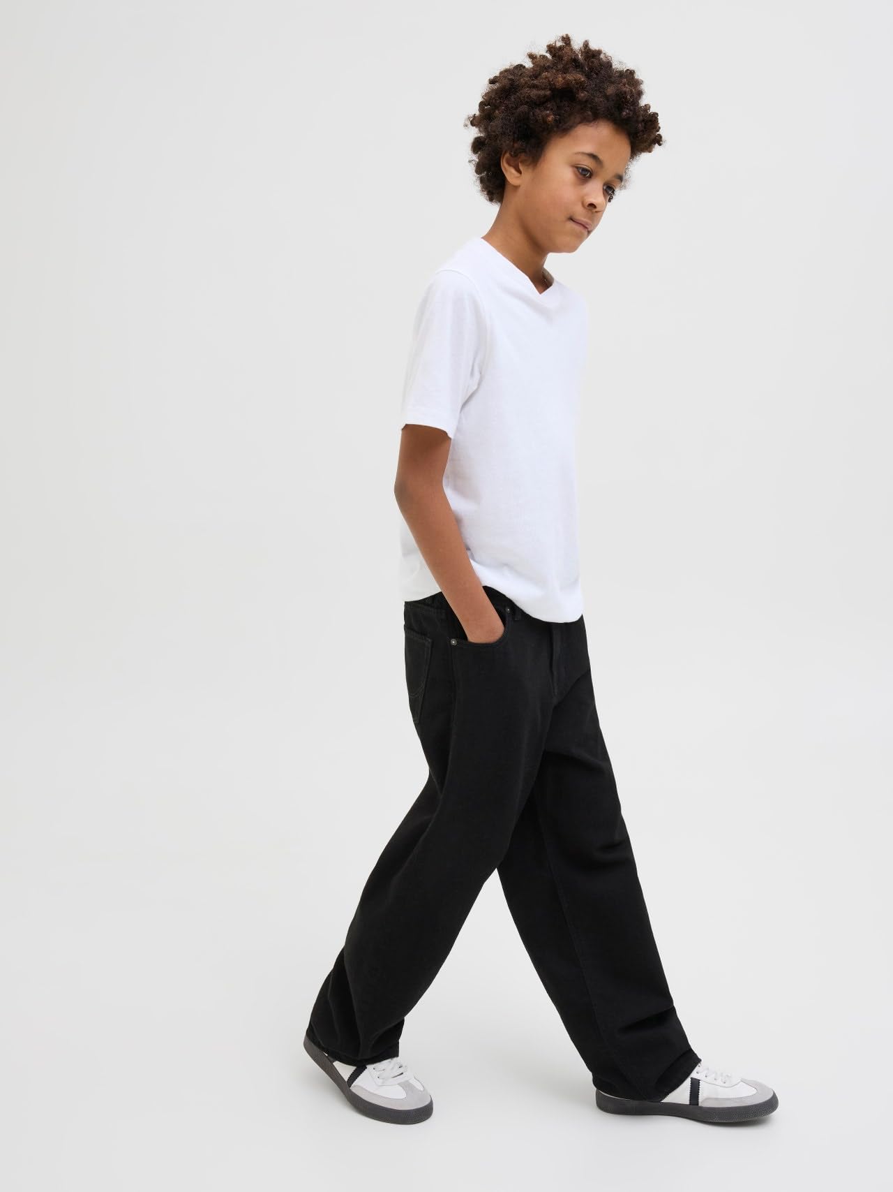 JACK & JONES Jjialex Jjoriginal Sq 740 Noos Jnr - Dżins Chłopcy