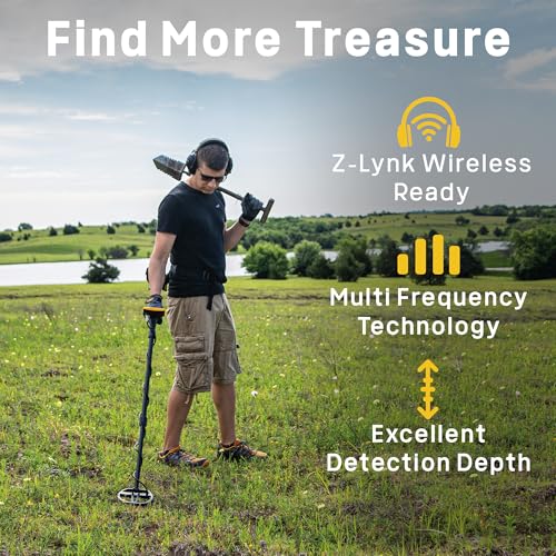 Garrett ACE Apex Metal Detector with 6x11 DD Multi-Flex Viper Search Coil, 20kHz