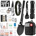 Gifts for Men Christmas - 118-in-1 Survival Kits - Military-Grade Survival Gear for Outdoor Adventures, Disaster Preparedness, Car/Home/Office Emergency Kit with First Aid Supplies