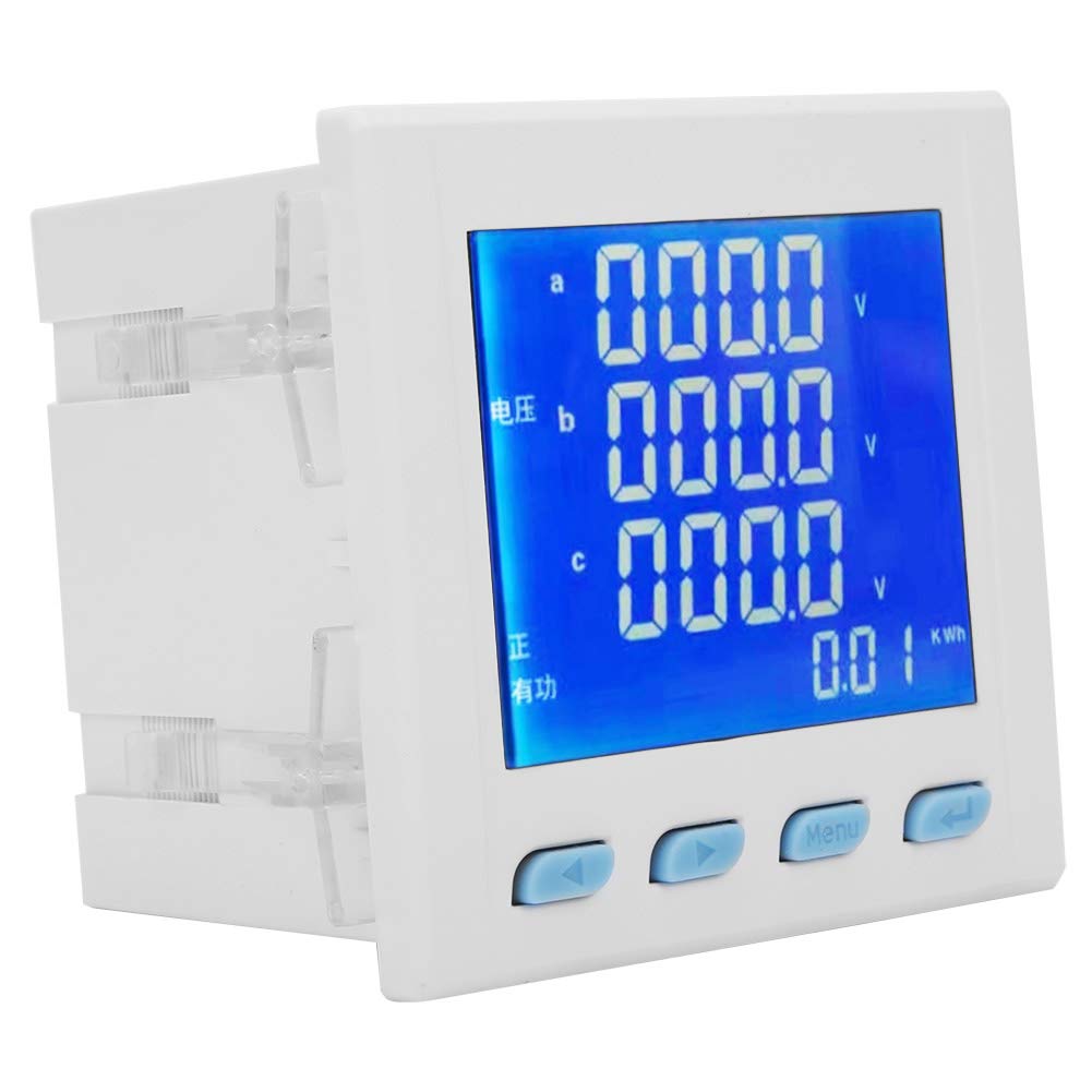 Interfaz de comunicación y salida de relé programable - Medidor de potencia multifunción LT194E 9SY con pantalla LCD blanca - Medidor de voltaje y corriente trifásico - Trifásico