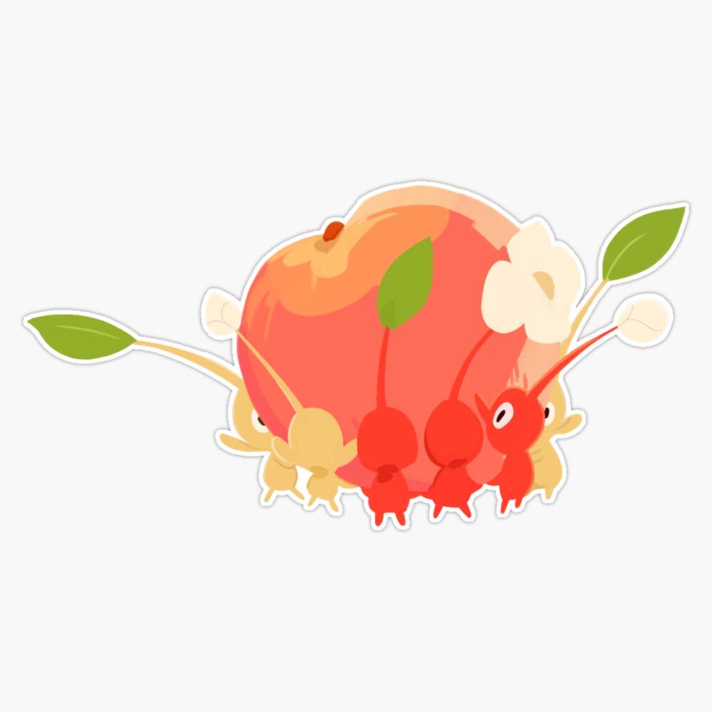 人物ステッカー　Cream peach様　2 Amazon.com: Pikmin Peach Sticker Vinyl Bumper Sticker Decal
