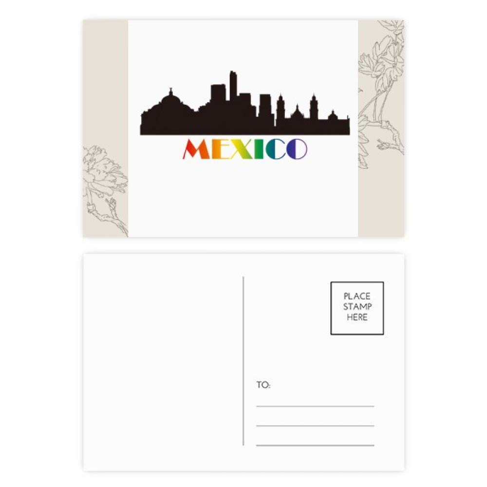 Carte postale impression multicolore double face avec texte philosophique lot de 20 - 4