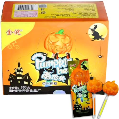 DAMAICHUHAI Halloween Lutscher Großpackung – 30 bunte...