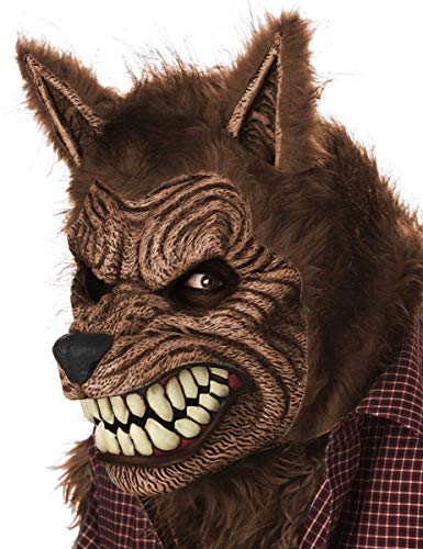 California Costumes Men's Werewolf Ani-Motion Mask Lycan Horror
