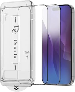 2 PACK AR Screen Protector Compatible with iPhone 17 Pro Max with Auto Dust Removal Installation Frame, Anti-Reflective, 9H Tempered Glass, Scratch Resistance, Fingerprint Resistant, Ultra HD Clear