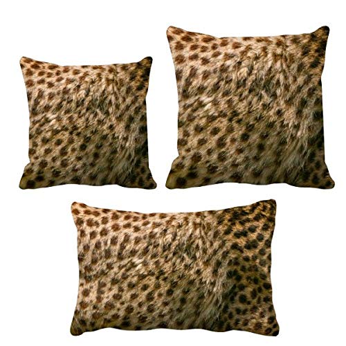 Housse de coussin plumes de léopard pour rénover décoration canapé - 2