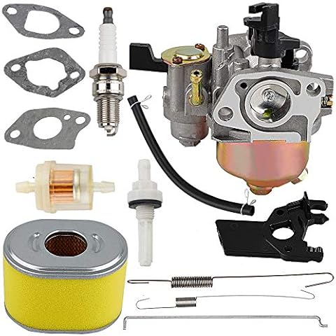 Ferilter GX160 Carburetor for Honda GX 160 GX168 GX200 5HP 5.5HP 6.5HP Engine Water Pump Pressure Washer Mower 16100-ZH8-W51 Carb with 17210-ZE1-505 Air Filter Throttle Governor Link Rod Spring Kit Cover