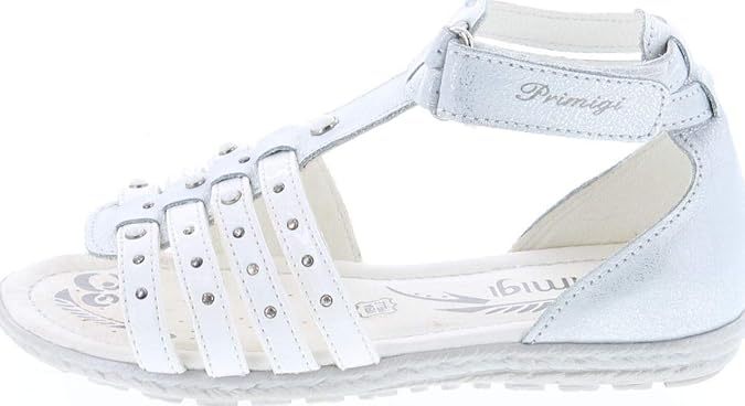 Primigi Girls Ebe Fashion Sandals,Silver,28