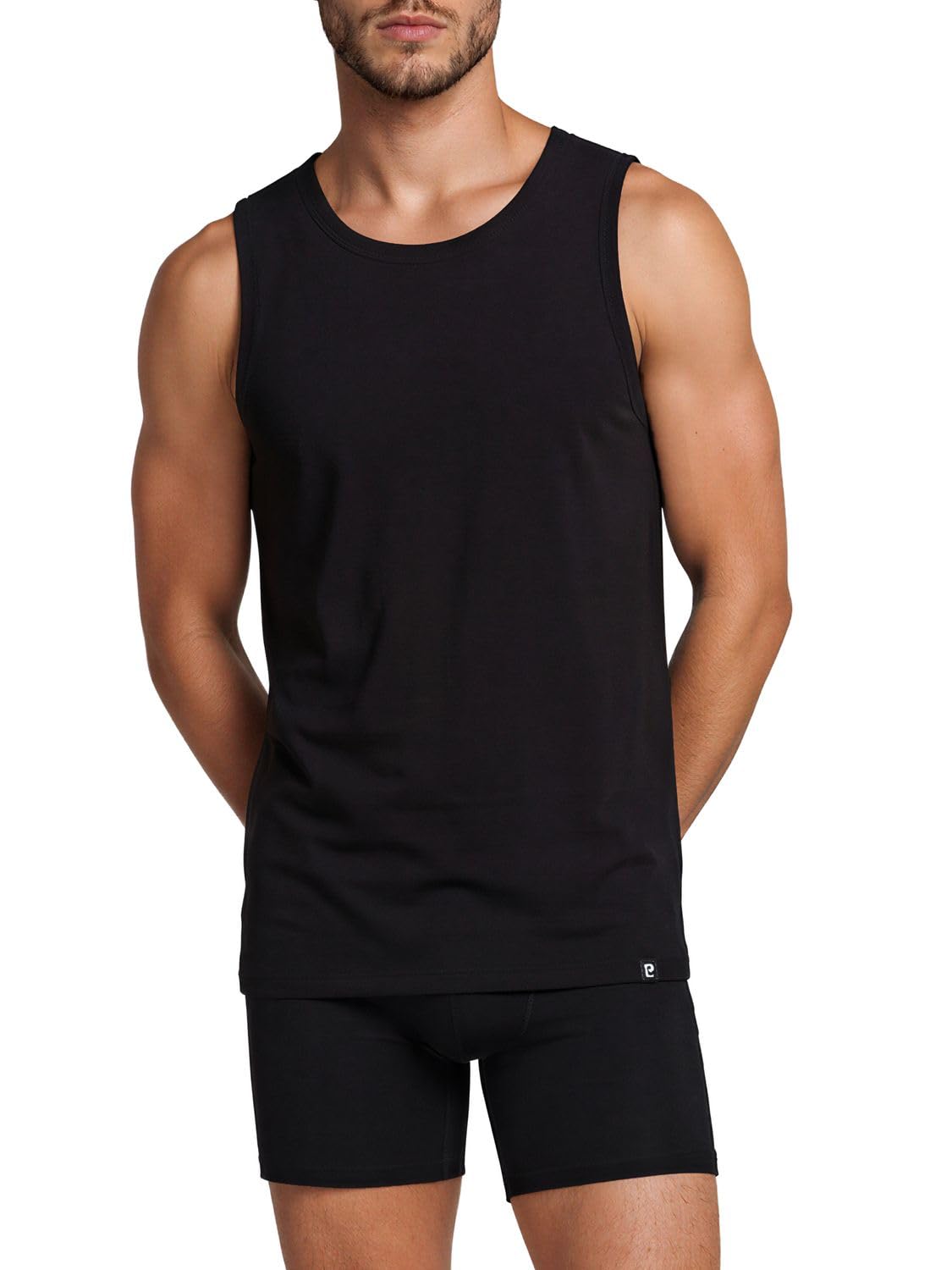 Pierre Cardin Tank Top Herren Regular Fit Debardeur 4er Set Pack Unterhemd