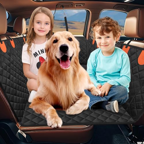 Back Seat Extender for Dogs,420lbs Waterproof Dog Car Seat Cover with Hard Bottom,Fits Sedans/Mid-Size SUV/Mid-Size Trucks,Dog Car Hammock for Car Backseat,Washable Dog Car Seat Bed(black) Back Seat Extender for Dogs,420lbs Waterproof Dog Car Seat Cover with Hard Bottom,Fits Sedans/Mid-Size SUV/Mid-Size Trucks,Dog Car Hammock for Car Backseat,Washable Dog Car Seat Bed(black)
