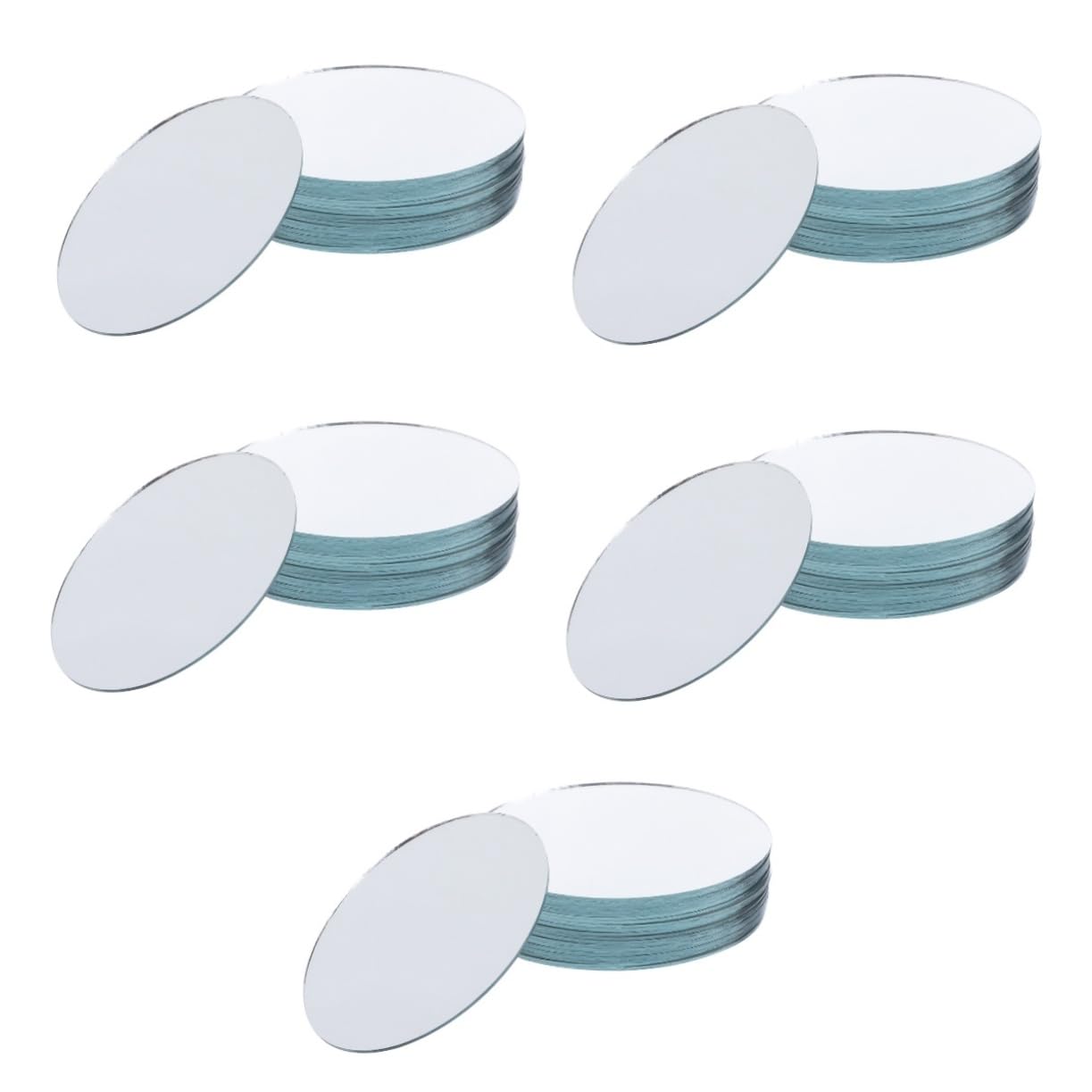 Miroir pour l'artisanat à lentilles : petits miroirs ovales à réflexion pure VICASKY