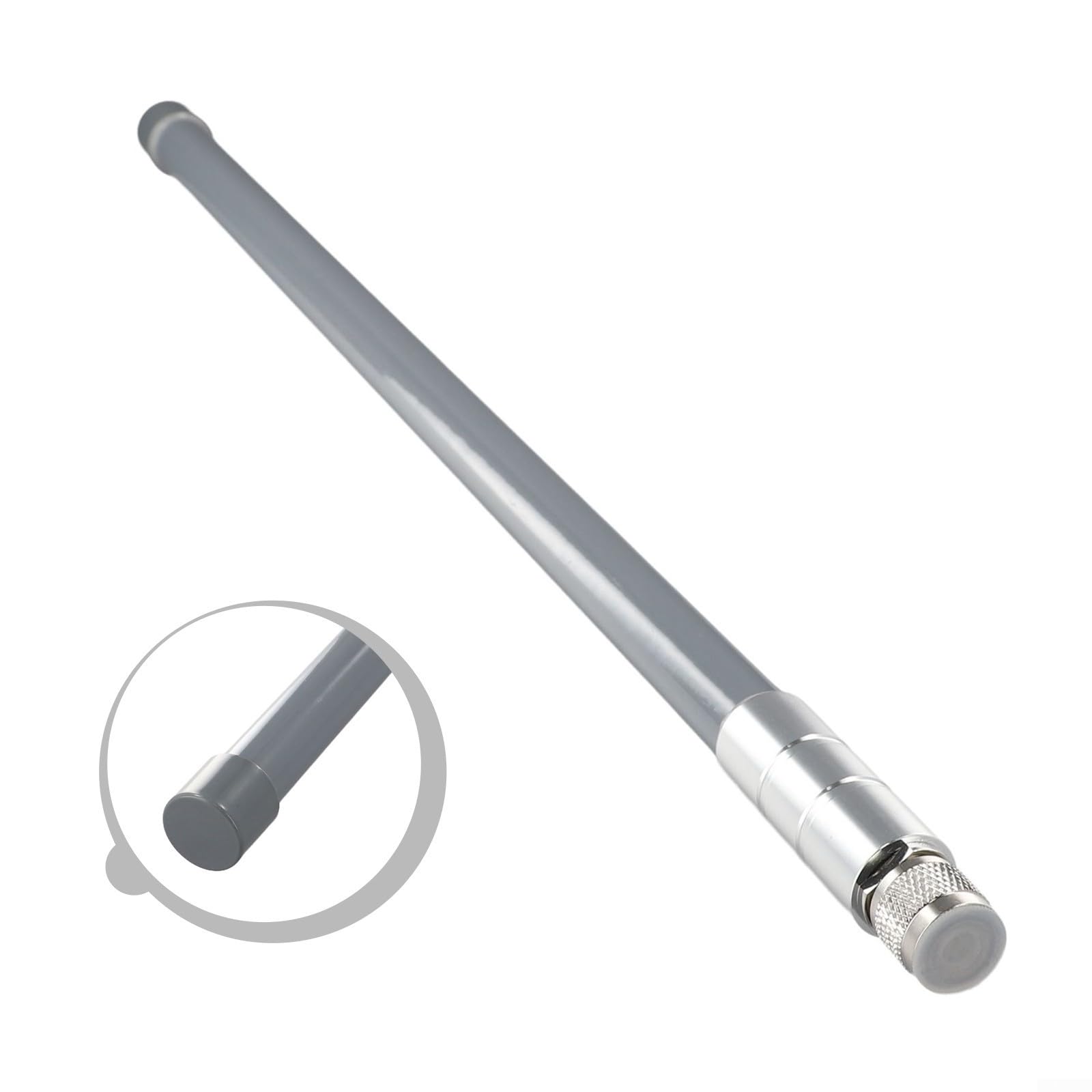 Honseadek Antenna aerea in fibra di vetro 12DBi per elio, ottimizzata per 868 MHz 915 MHz, omnidirezionale per antenna LoRa con connettore N, ripetitore di segnale a lungo raggio (antenna singola)