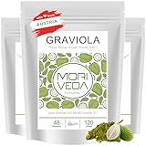 Poudre de fruits de Graviola   équilibre du métabolisme, du cœur et de la tension artérielle   vitamines antioxydantes   extrait de poudre de fruits du Brésil   végétalien   3x 120g de MoriVeda
