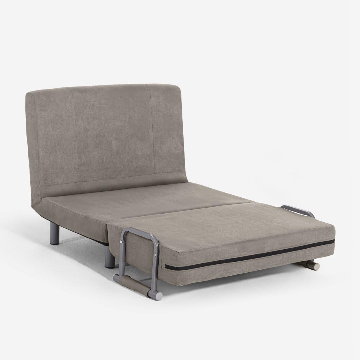 Produce Shop Poltrona Letto in Tessuto Pieghevole salvaspazio Deborah Twin Class - Grigio Scuro