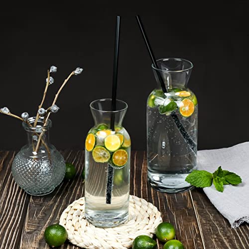black straws200 pcs long disposable plastic drinking straws 0233939diameter and 10234long-black