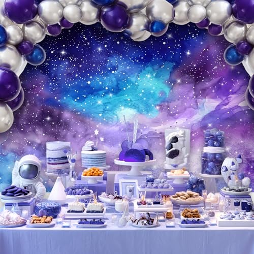 Fondo Fotográfico Espacio Galaxia 7x5 Pies miniatura 2