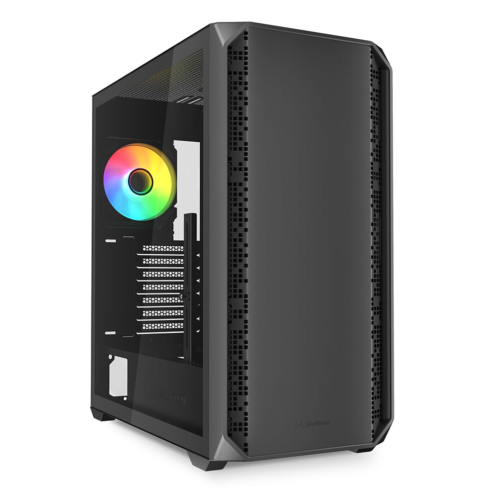 Sharkoon Ak2 Rgb Black, Atx - Carcasa Para Pc