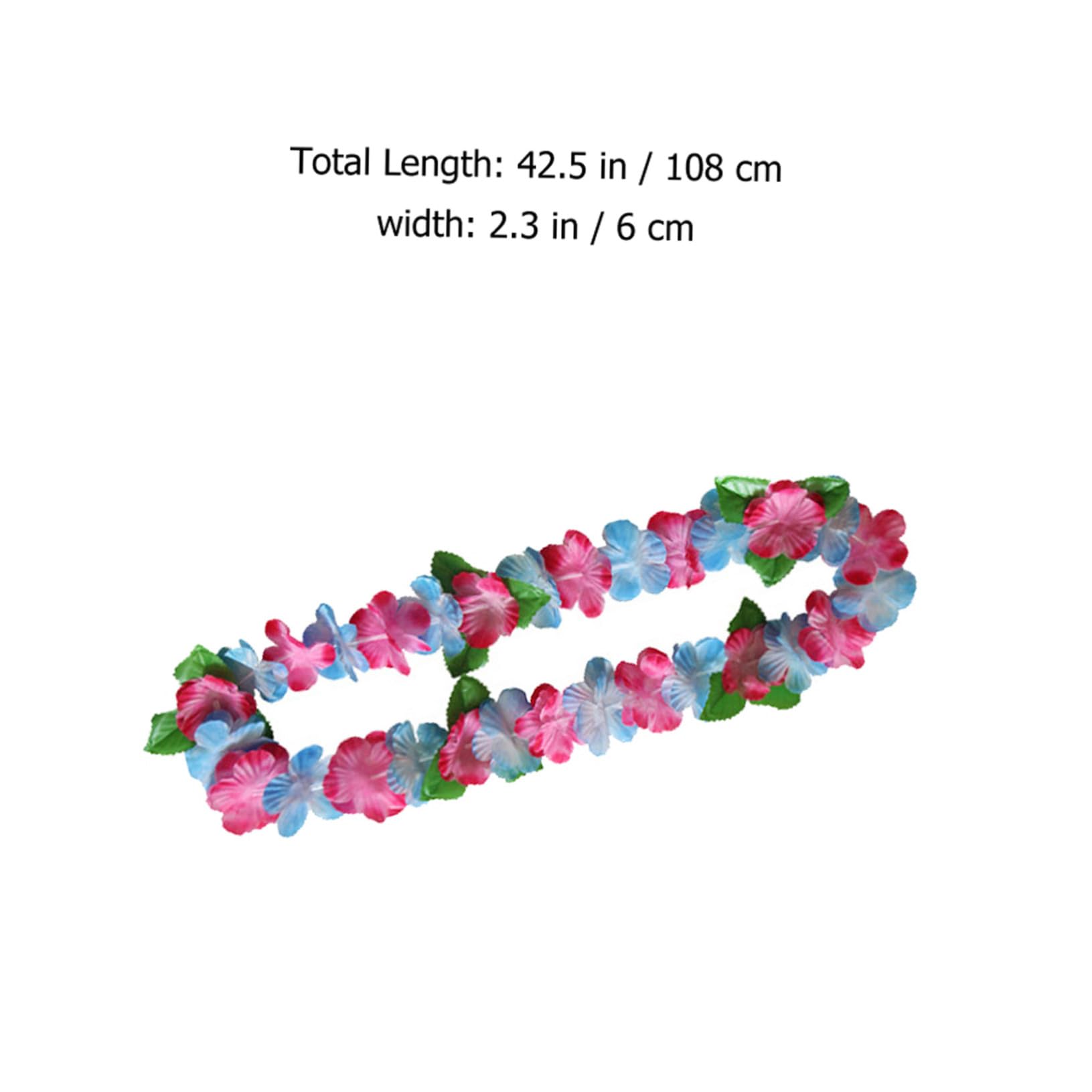 NUOBESTY Collar Hawaiano Muñequera 1 set de Hawaii Party Favors Hawaii Diadema Collar de flores Set Hawaii Decoraciones Decoración de guirnaldas Pinzas Pelo Decoraciones