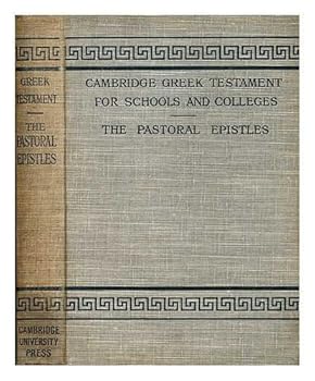 Hardcover The Pastoral epistles Book