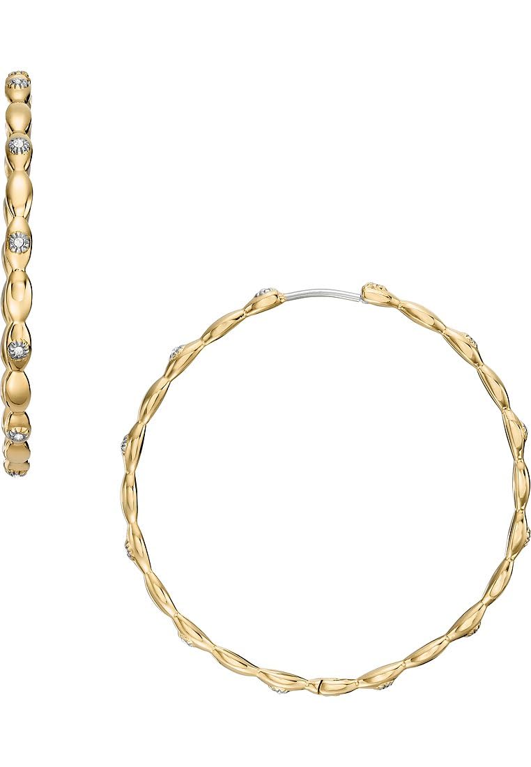 Fossil Women's Sutton Gold Stainless Steel Earring, JF04817710